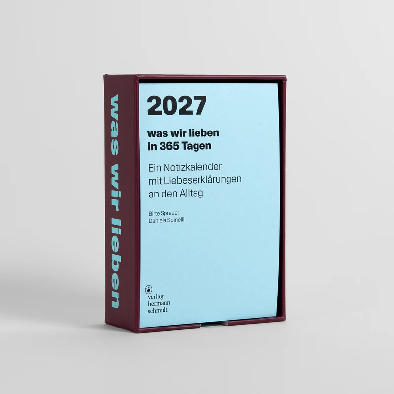 Abreißkalender – Was wir lieben 2027